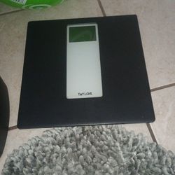 Taylor digital glass bathroom scale