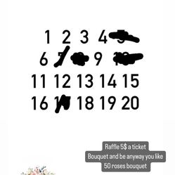 Raffle ❗️❗️❗️❗️ 50 Rose Bouquet 