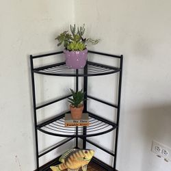 Metal Folder Plant Stand 