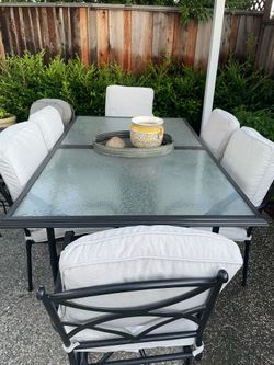 patio table +  bench set