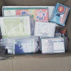 Baseball And Football Alot Of Rookie Cards