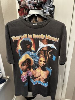 Tupac Biggie Vintage Stop the Violence Rap Tee Shirt SZ XL