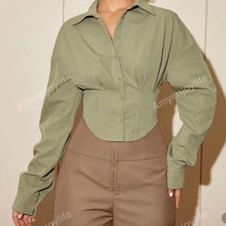 Olive Green Shirt