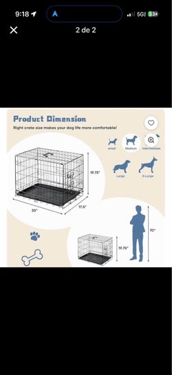 Jaula para perros chiquitos y medianos ( Cage for dogs small or midium side)