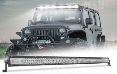52” straight LED Light Bar Off-Road light bar triple row with wire harness 675 W