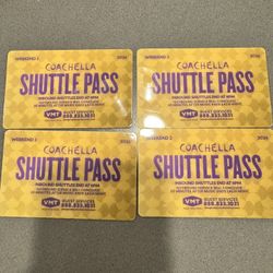 Coachella Shuttle Pass Weekend 2