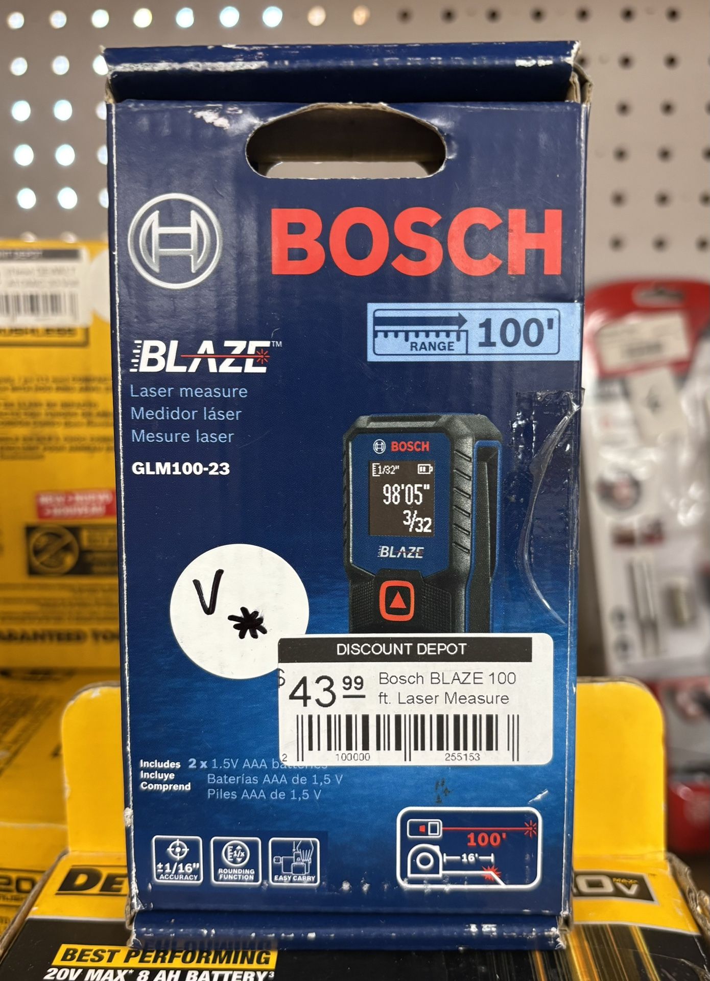 Bosch Blaze 100 Ft Láser Measure (ULN)