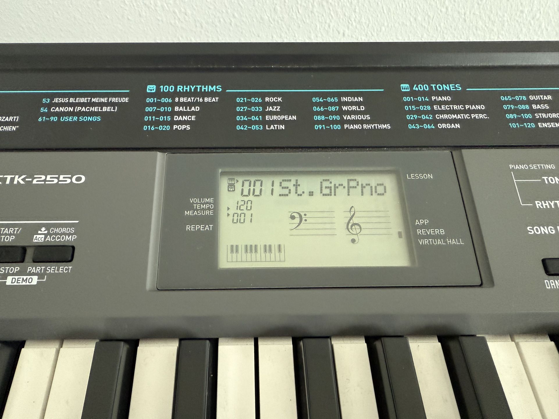 Casio CTK 2550 Electric Piano (Brand New)