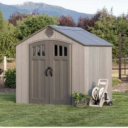 Lifetime 8'x 7.5' Outdoor Storage Shed New In Box $750