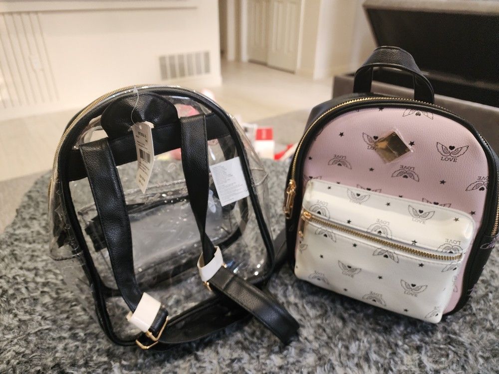 Backpack Brand New Each For $15 Claire's Brand. Very Nice Beautiful Colors π