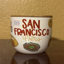 SF 49ers Candle