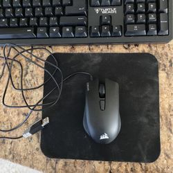Turtle Beach Impact 100 Keyboard And Corsair Gaming Mouse 