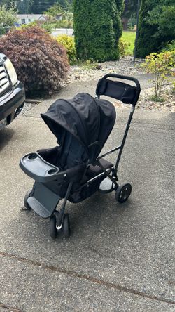 Joovy caboose double or sit to stand stroller