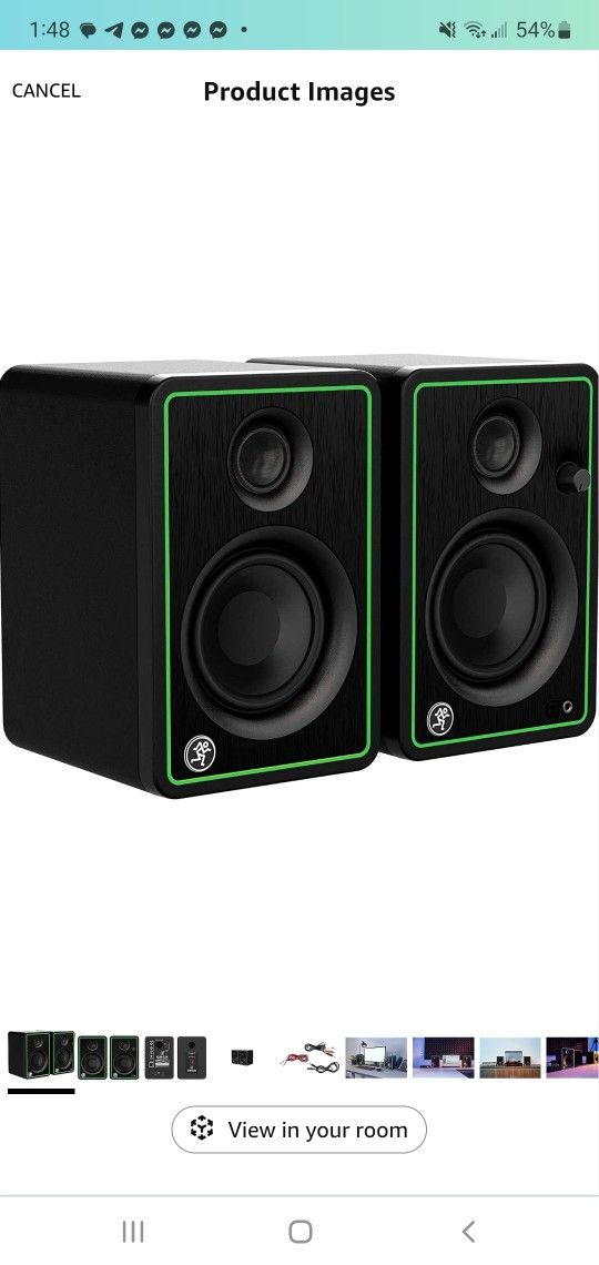 BRAND NEW..Mackie CR3-X 3 inch Multimedia Monitors