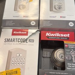 Door Locks 2 New 2 Open Box