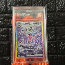 Pokemon Espeon ex Prismatic Evolutions Special Illustration Rare 155 TAG 10