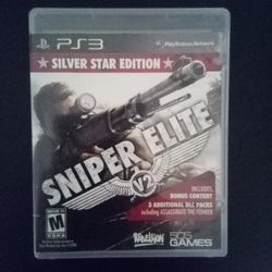 PS3 SNIPER ELITE "SILVER STAR EDITION" V2