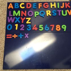 Magnetic Panels With Alphabet And Numbers 