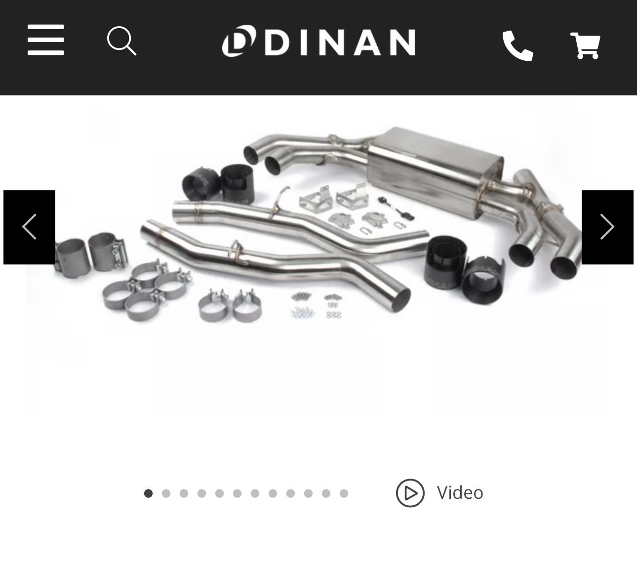 Dinan 2022 To 2025 BMW X3M Exhaust 