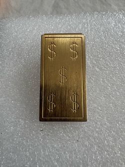 Gold-Toned Dollar Sign Money Clip