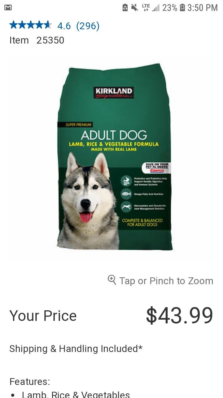 Dog food