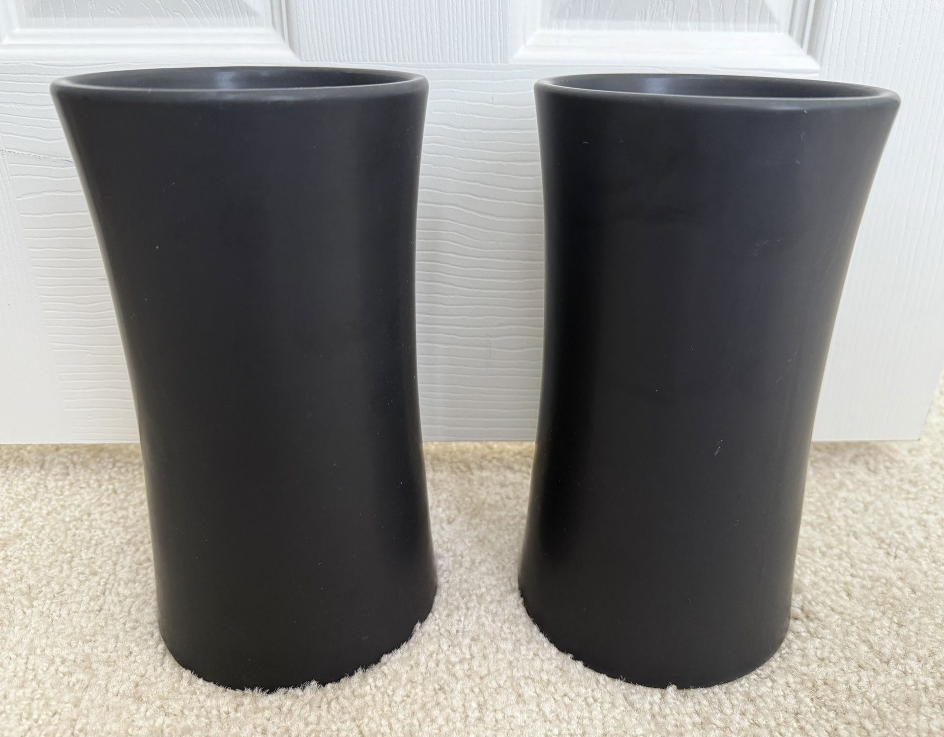 Set of Black Vases