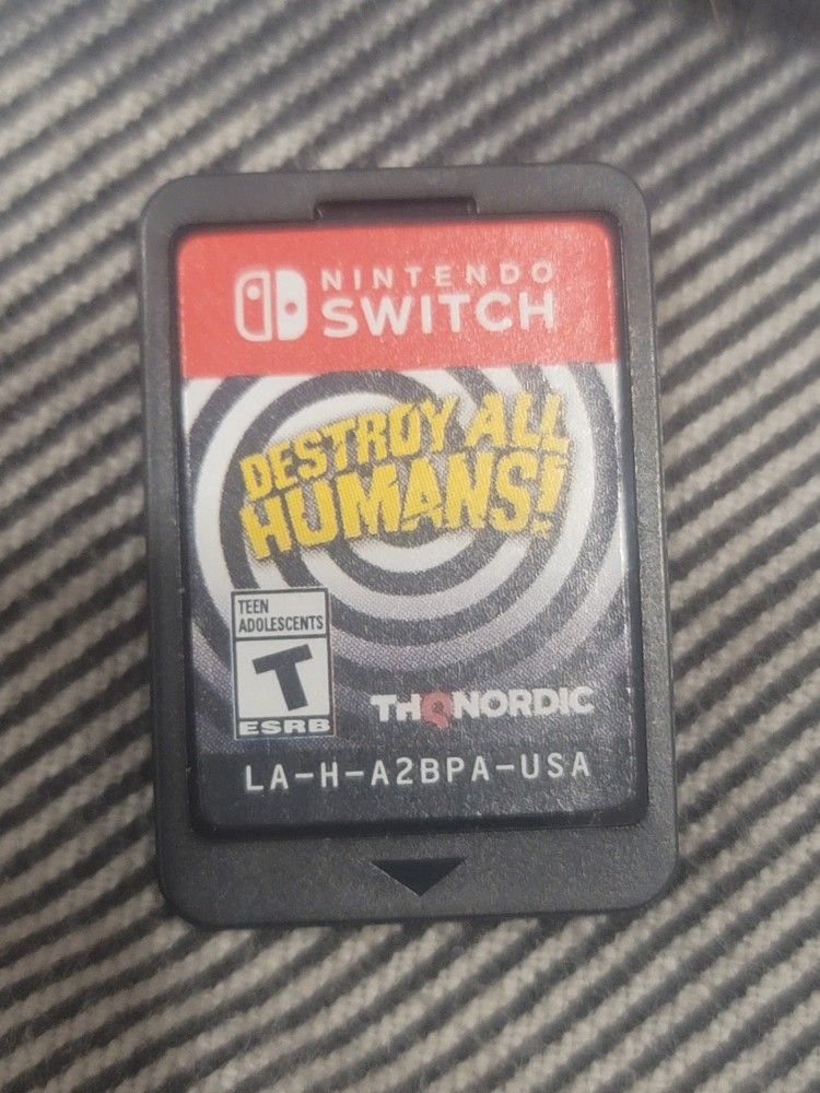 NINTENDO SWITCH DESTROY ALL HUMANS