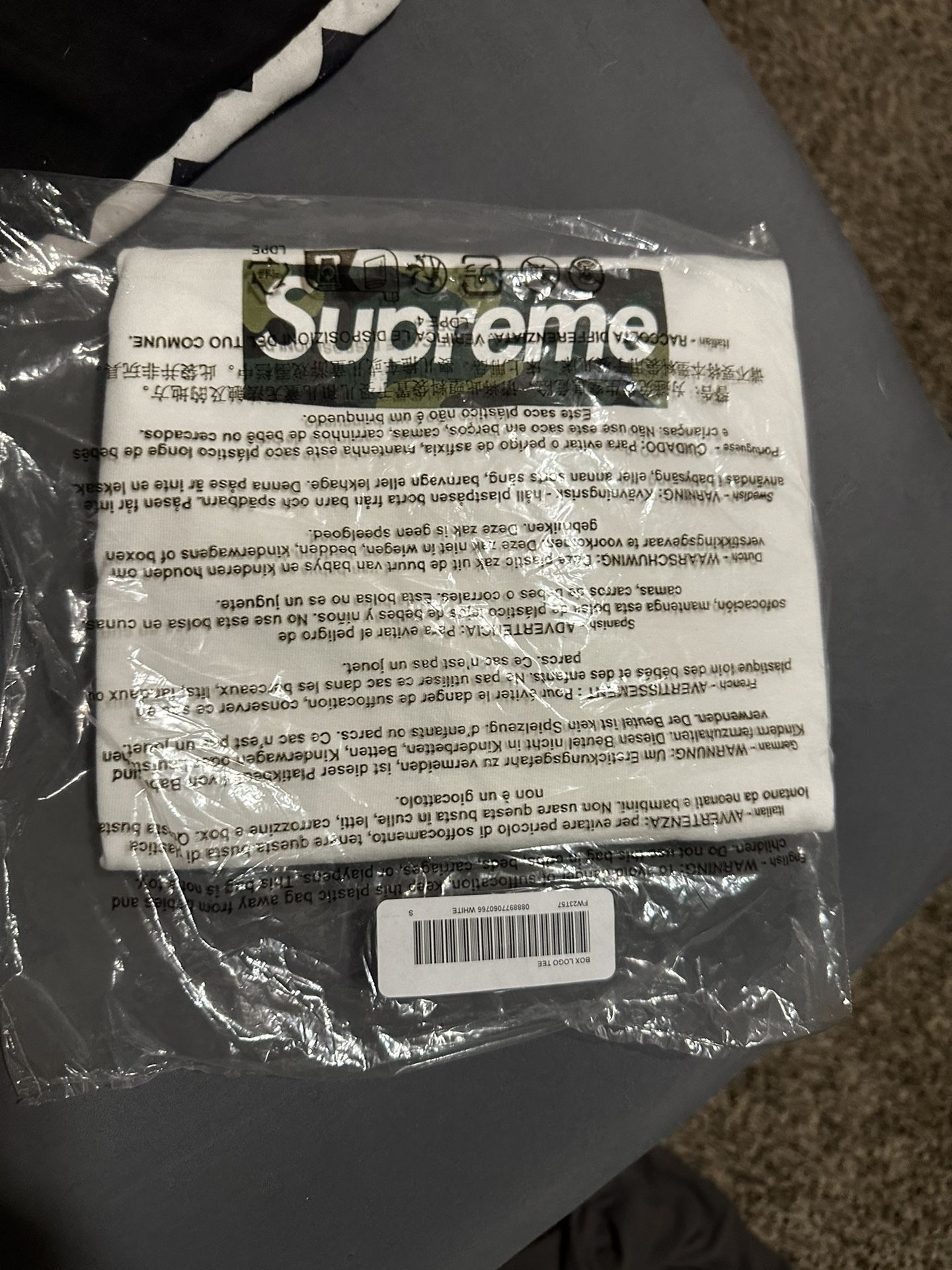 Supreme Camo Box Logo Tee