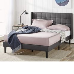 Queen Grey bed frame 