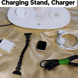 Apple Watch Series 9 41mm* and Watch Band, Charging Stand, Charger