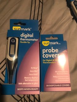 Thermometer and 50 disposable covers