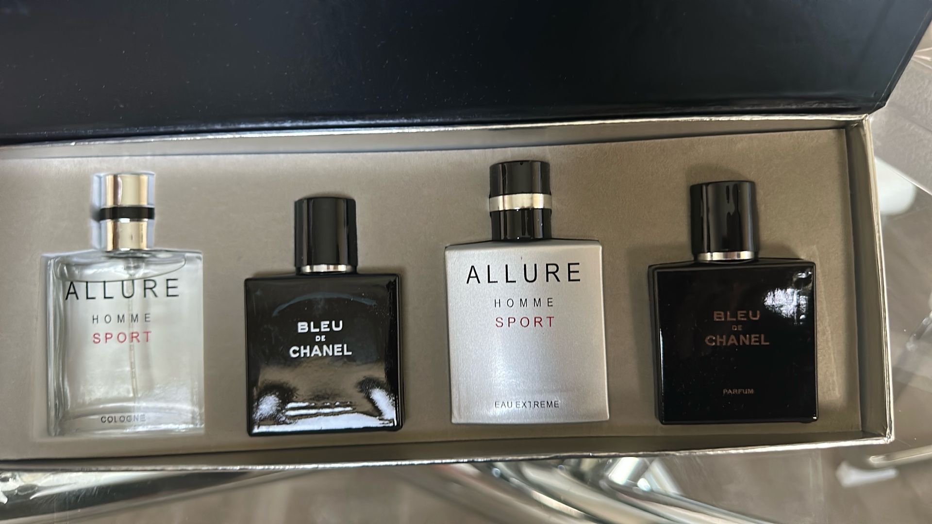 Men’s 4 Pc Chanel Cologne Set