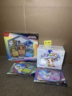 Prismatic Evolutions ETB 2 Tech Sticker 1 Poster Collection Brand New/Sealed
