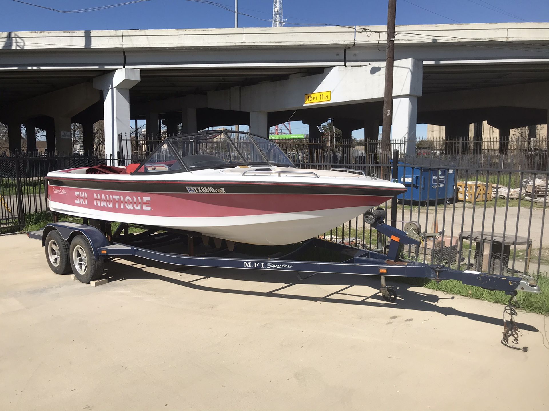 1992 Ski Nautique open bow