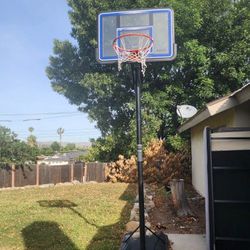 Free Basketball Hoop ( good condition just needs a new net) Queen headboard & Frame 