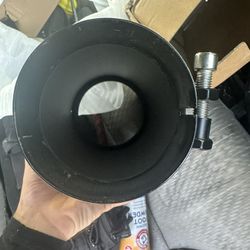 Escape Para Camionetas Diésel En Color Negro Inoxidable 