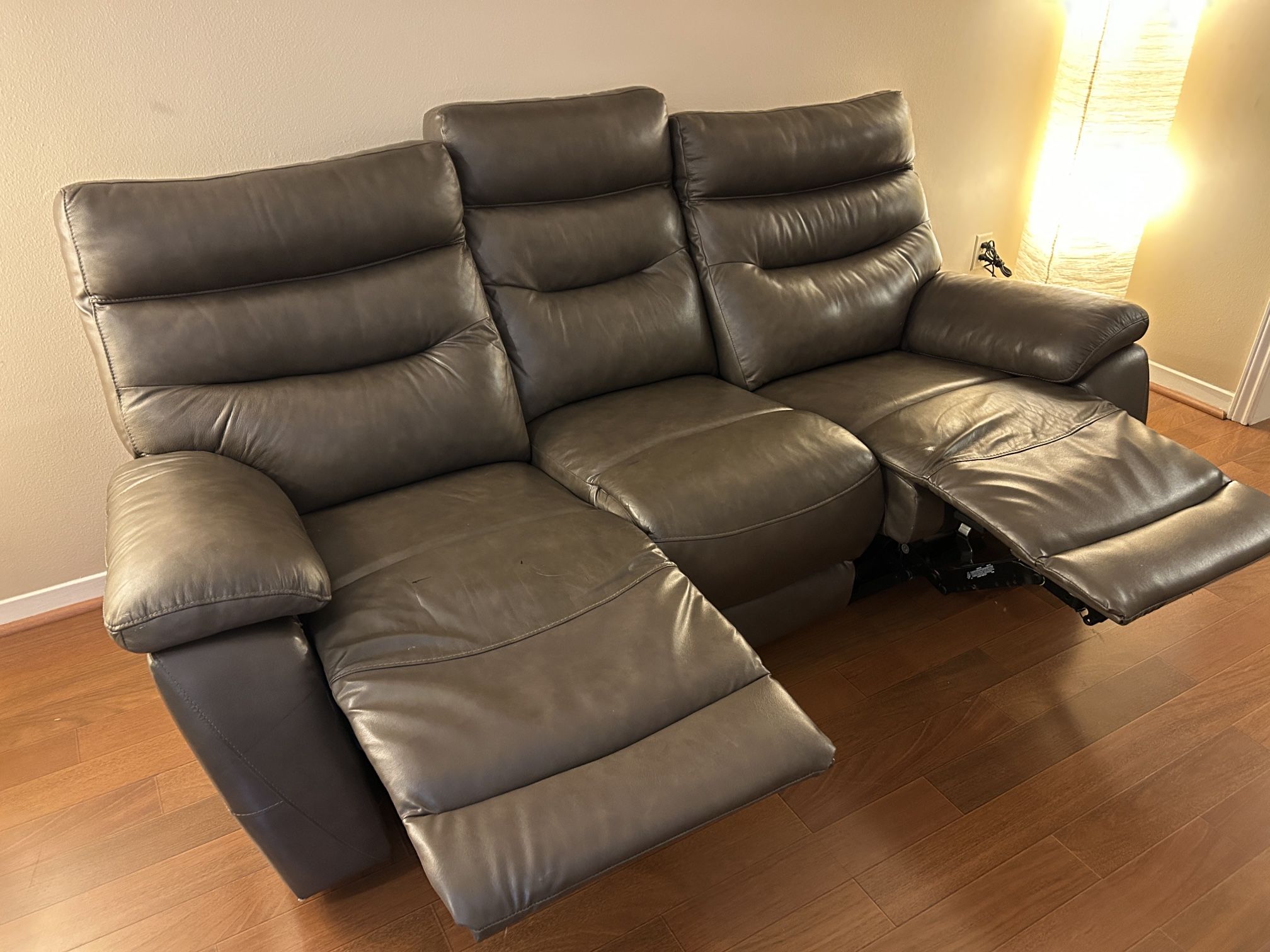 Two Electric Recliner Sofas