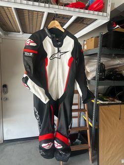 Alpinestars One-Piece Leather Motorcycle Race Suit