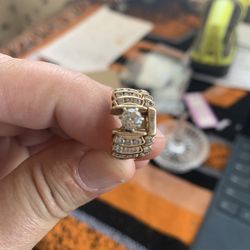 1/2 Carat Diamond Ring with Assorted Jewelry 