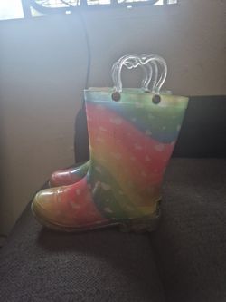 Toddler Rain Boots - Size 10 - LightUp
