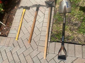 4-Piece Outdoor Tool Lot. Lote de 4 Herramientas