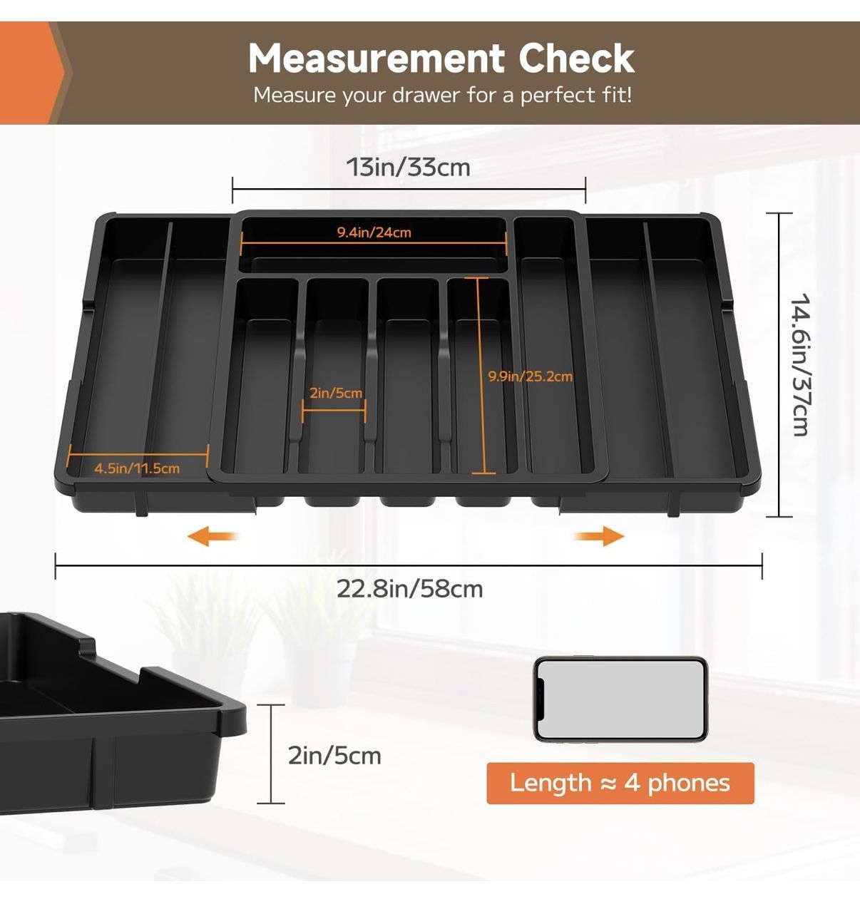 Silverware Drawer Organizer