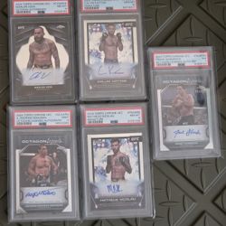 Graded UFC Signed Cards, 2024 Topps Chrome UFC