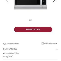 Brand New Open Box LG Microwave