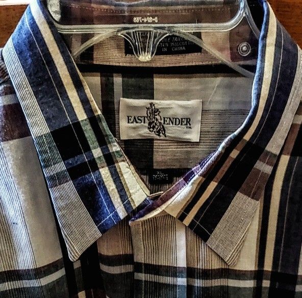East Ender Nor’ Easter Button Down Plaid Shirt 