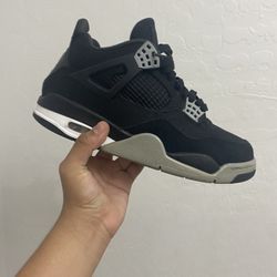Jordan 4 Black Canvas SIZE 9 
