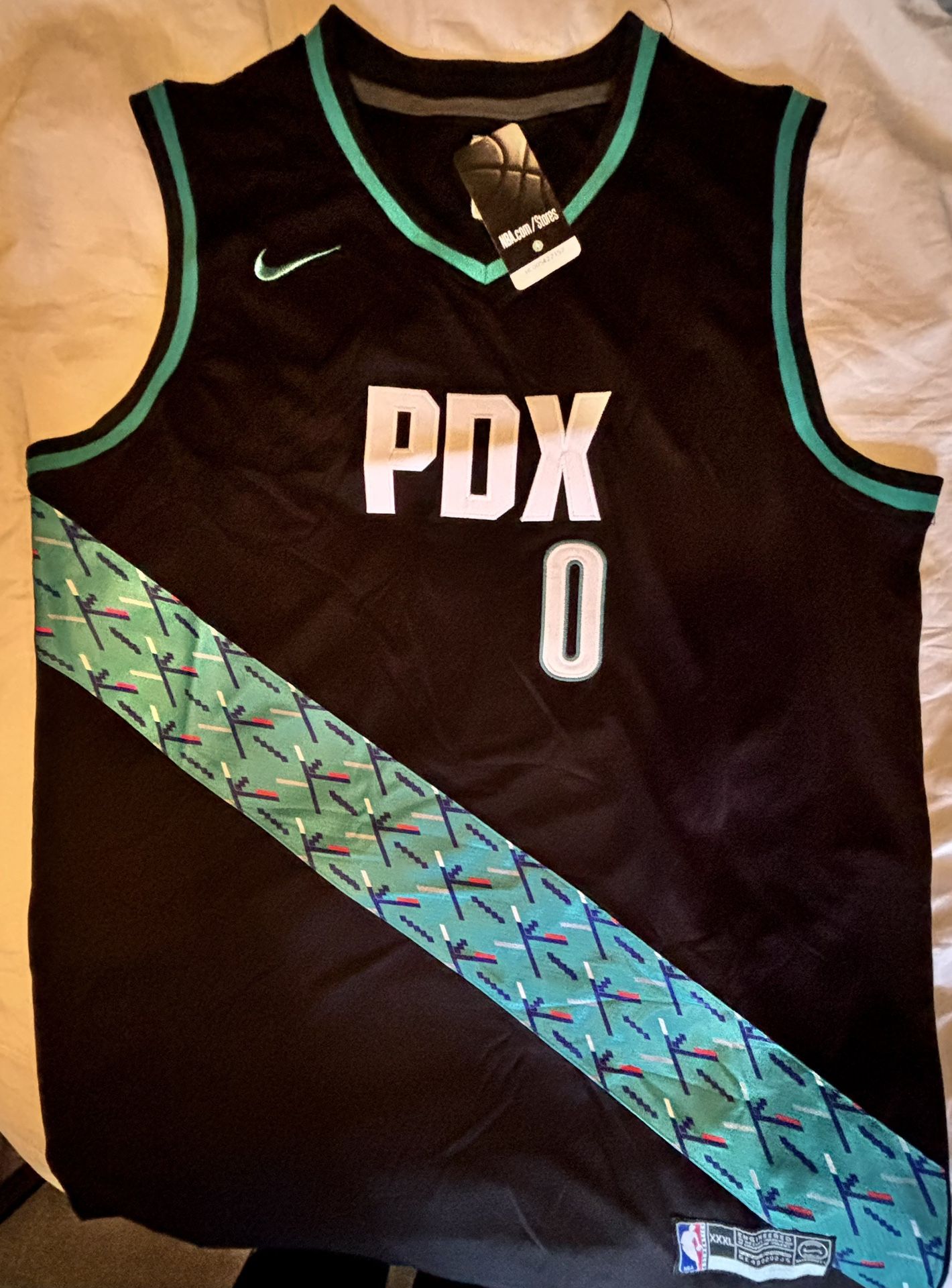 Portland Blazers PDX #0 Lillard (3XL)