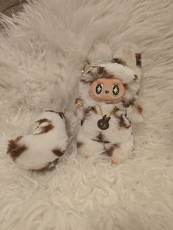 Plush Animal Doll with Coin Necklace ZIMOMO