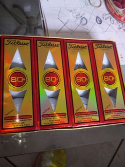 New golf balls