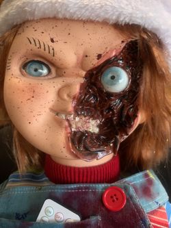 Pizza Face Chucky Doll